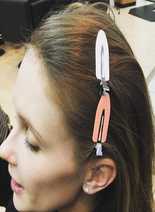 QUEENTI Hair Clip, 12Pcs No Crease Hair Clips for Styling, Makeup, Sleeping, Makeup Application ABS Resin and Stainless Steel, Non Slip, No Bend Design, Suitable for All Hairstyles - Image 5